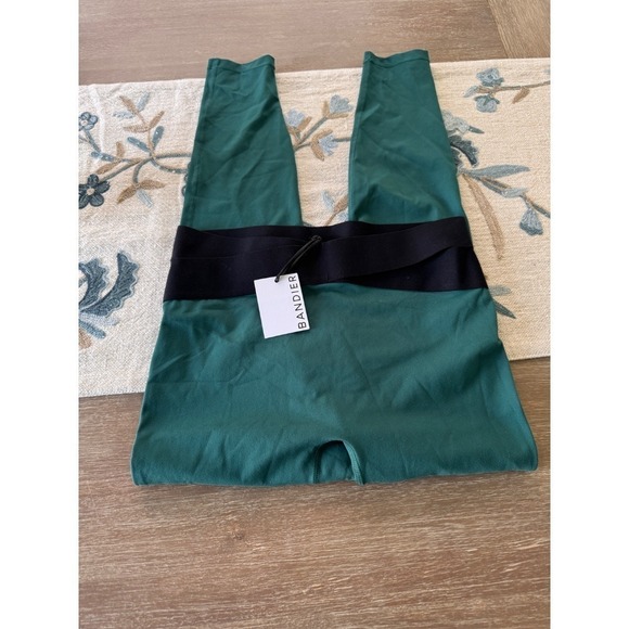 Le Ore Crossover Leggings High Waist Yoga Pants Athletic Green Size XS - Picture 8 of 13